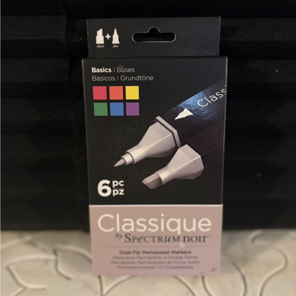 Spectrum noir Classique Dual-Tip Permanent Markers - Black
